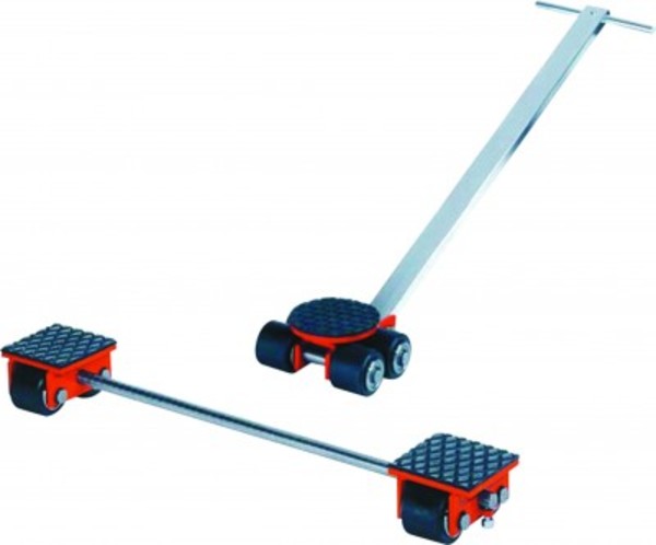 2 X HEAVY-DUTY LOAD ROLLERS 4 T