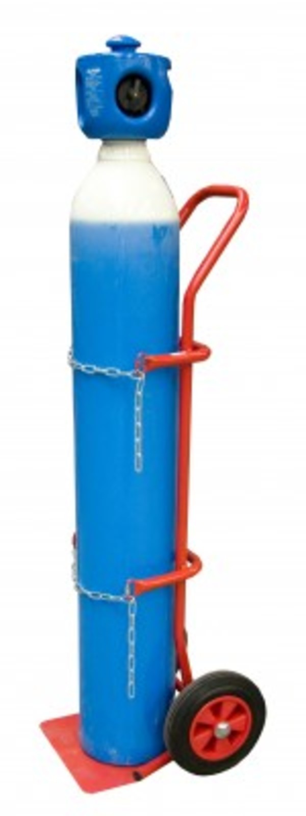Bottle trolley for workshop, 1 bottle 200 kg