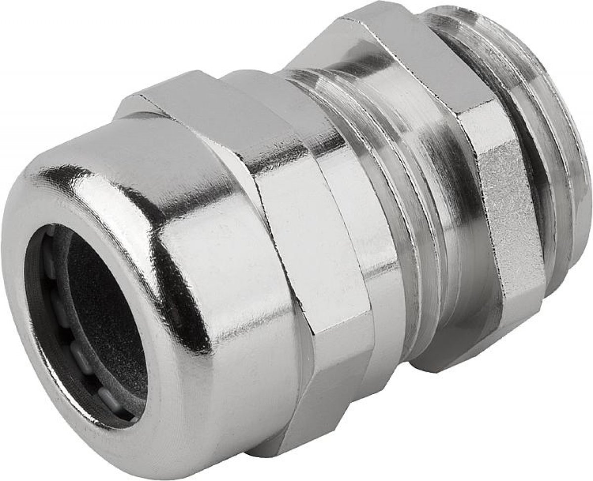 Cable glands nickel-plated brass