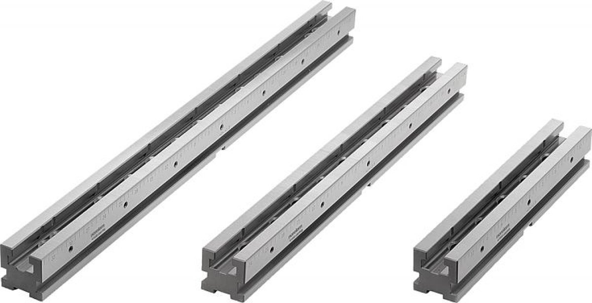 Clamping rails for multi-clamping system