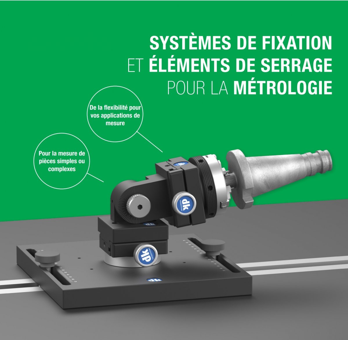 Clamping systems and fastening elements for metrology