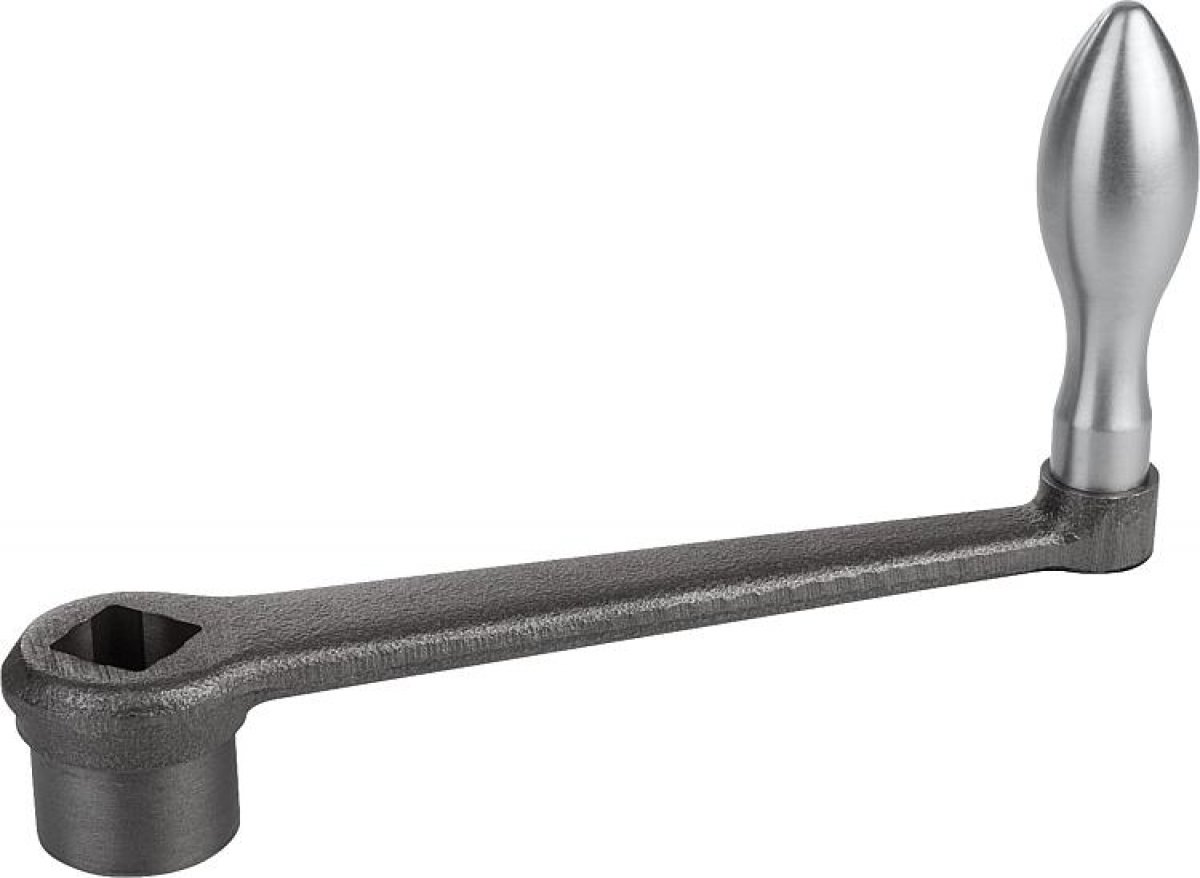 Crank handles straight similar to DIN 469
