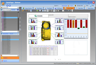 Hexagon Metrology Launches DataPage + 5.0 for Statistical Process Control (SPC)