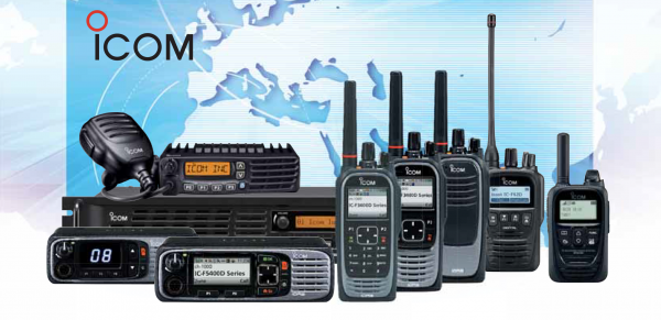Icom's PMR IDAS digital two way radio catalogue