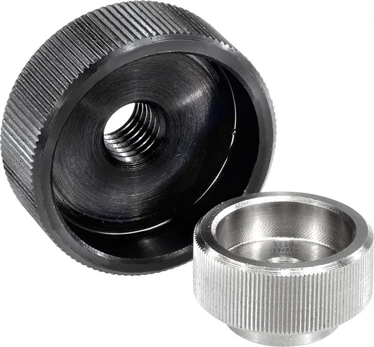 Knurled nuts steel and stainless steel, DIN 6303