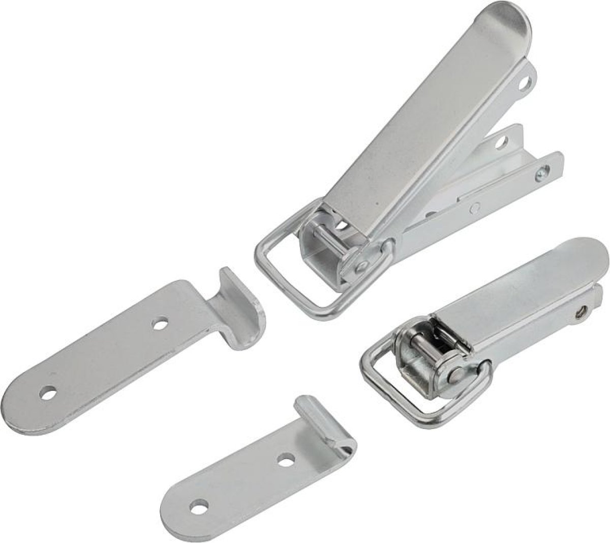 Latches with draw bail