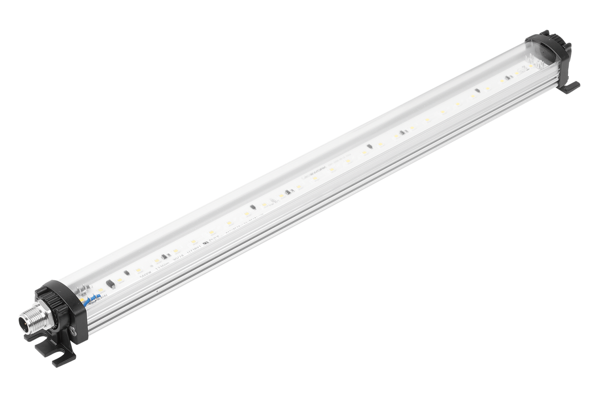LED machine lamps in aluminium housing, 5600K, dimmable, 24 volt DC