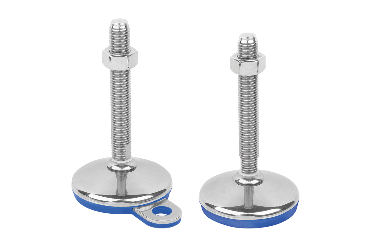 Levelling feet stainless steel FDA conform