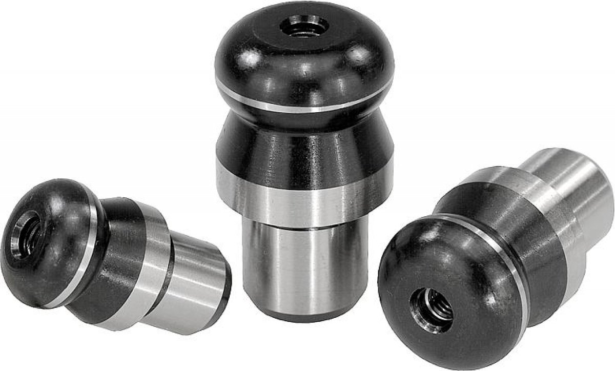 Locating pins with ball-end, Form B - 03108