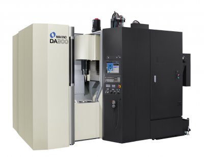 Makino DA300 : The 5-axis vertical machining center ensures productivity equivalent to that of a horizontal machining center