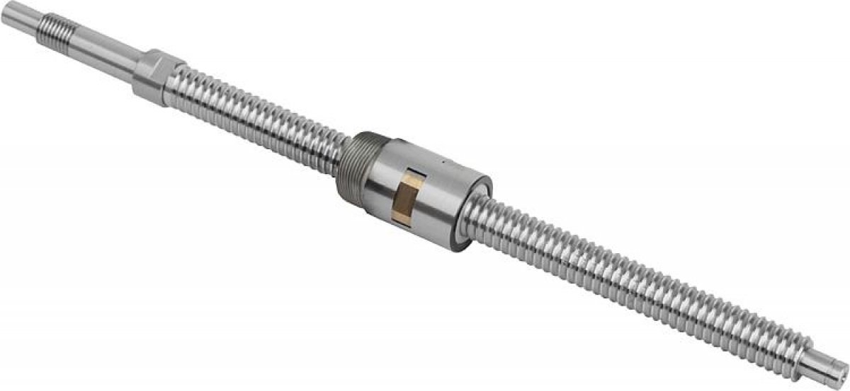 Miniature ball screw linear actuators ground, with screw-in cylinder nut