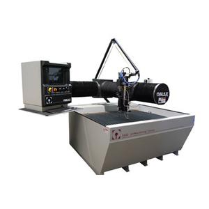 New OMAX® 5555 water jet machining center, from Omax