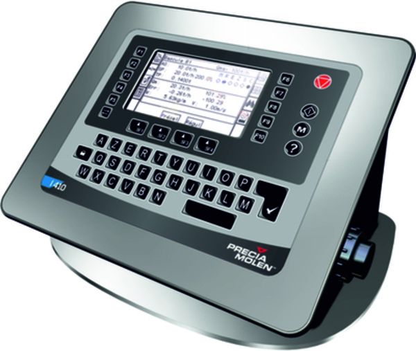 Precia Molen unveils the latest developments in its industrial weighing systems: the I410 programmable terminal