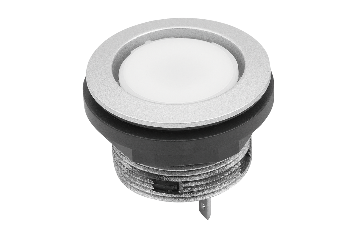 Push button, tactile, installation version, Ø 22.3 mm tab plug connector, compac