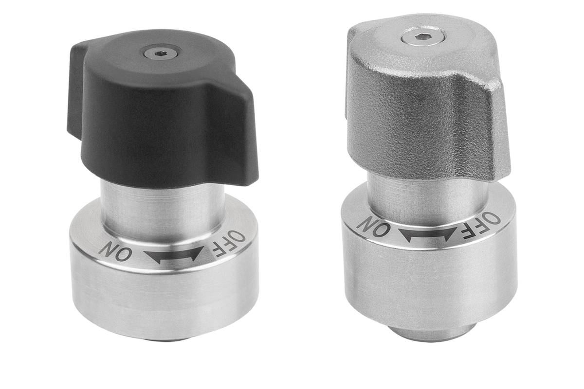 Quarter-turn latches, stainless steel, heavy-duty version with plastic or stainl