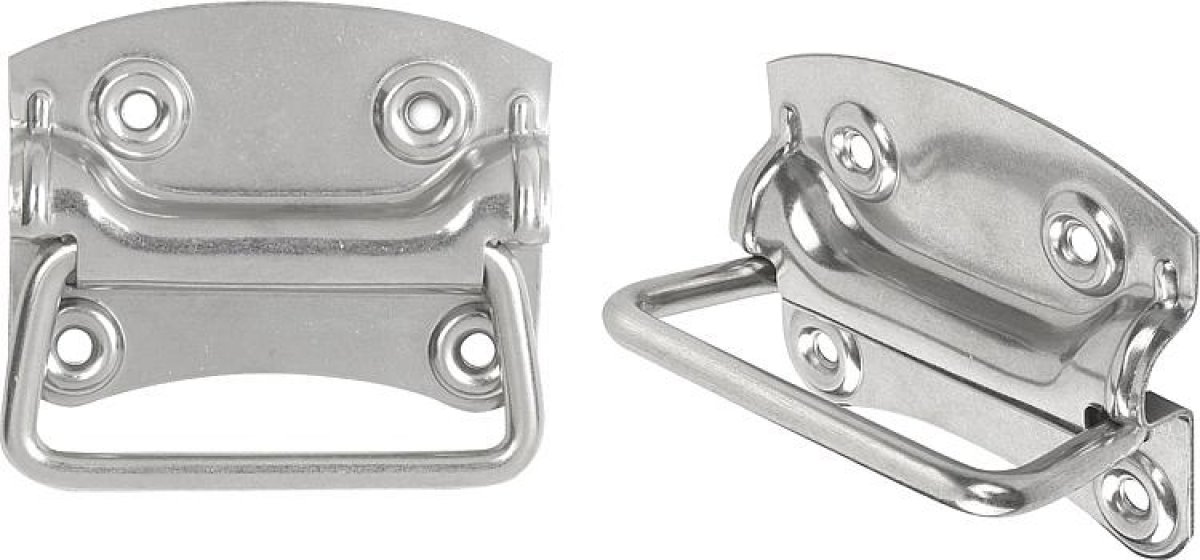 Recessed handles, fold down DIN 3136