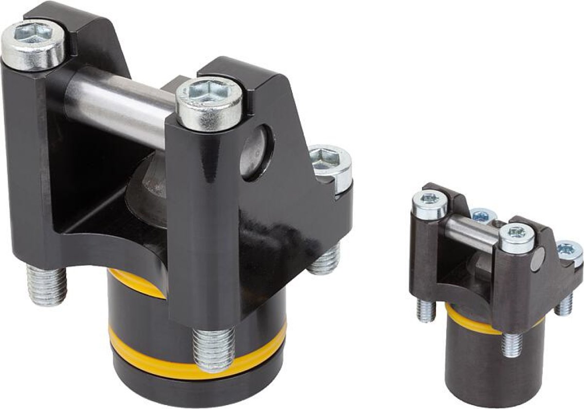 Rotary lever clamps, hydraulic