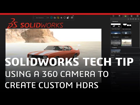 SOLIDWORKS Tech Tip - Using a 360 Camera to Create Custom HDRs