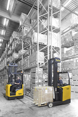 The new MR Yale retractable reach truck pushes the limits of productivity