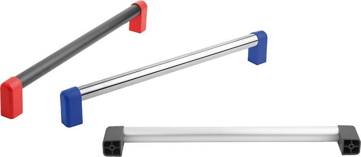 Tubular handles, aluminium or stainless steel